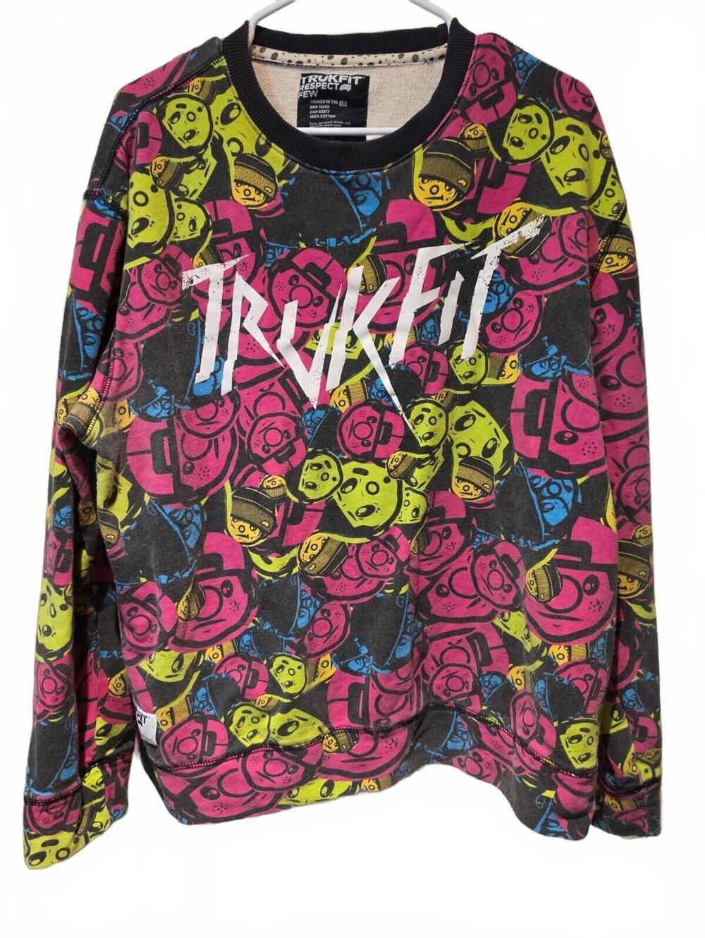 Trukfit x Lil Wayne 25+ Y2K Graphic Sweatshirt Size XL  100% Cotton